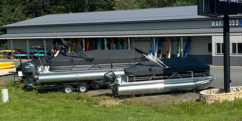 Outdoor Storage with Shrink Wrapping